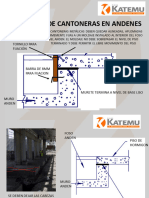 Detalle Instalación Cantonera en Andenes 