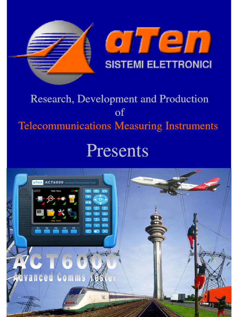 ACT6000 Telecom Tester Features | PDF | Electrical Engineering ...