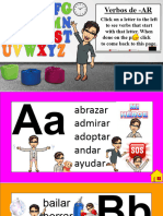 Copy of Spanish - AR Verb Alphabet