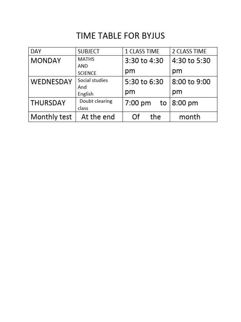 time-table-for-byjus-pdf