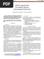 Upnp Control Point For Mobile Phones in Residential Networks