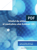 Ghidul de Utilizare Al Mediabox Ului Amino A 125 Ro
