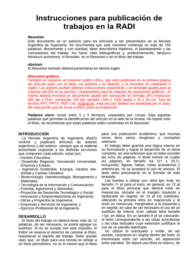 Template RADI 2020 | PDF