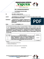 Informe #074 Requerimiento de Consultoria para Elaboracion de Expediente Pronied