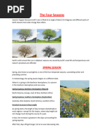 Seasons and Months in South Africa | PDF | South Africa