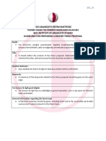Ma Thesis Proposal Form
