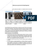 ASTM A333 Tubos de Acero para Servicio de Baja Temperatura