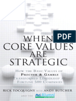 Rick Tocquigny - When Core Values Are Strategic - How The Basic Values of Procter & Gamble Transformed Leadership at Fortune 500 Companies-FT Press (2012)