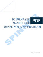 TC Torna Serisi-Manuel Guide Ornek Parca Programları