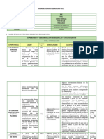 Informe Tecnico Pedagogico Por Áreas