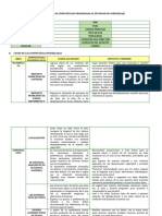 Informe Logro Competencias Prior. Al Estándar, Áreas