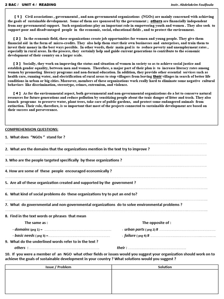 Reading sustainable development pdf