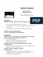 Martin Perhiniak CV