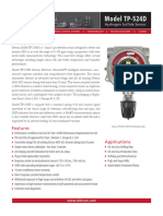 Detcon - TP-524D-H2S - Datasheet 965-015420-100