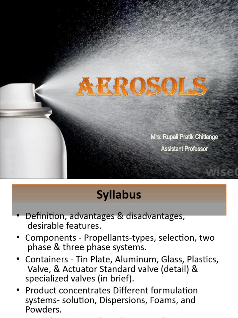 Aerosol Final PDF Propellant Aerosol