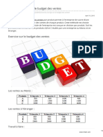 Tifawt.com Exercice Sur Budget Des Ventes