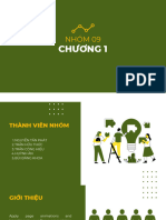 Green and Yellow Hexagonal Geometric Data Statistic Presentation