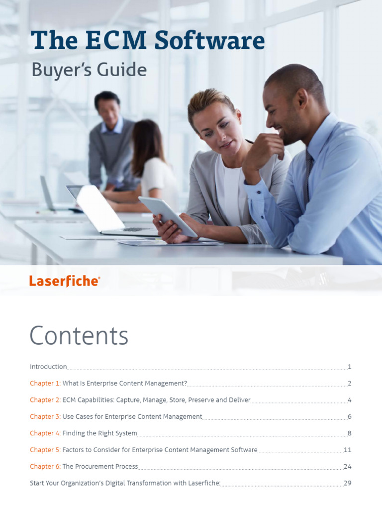 The ECM Software Buyer S Guide PDF Software As A Service Cloud