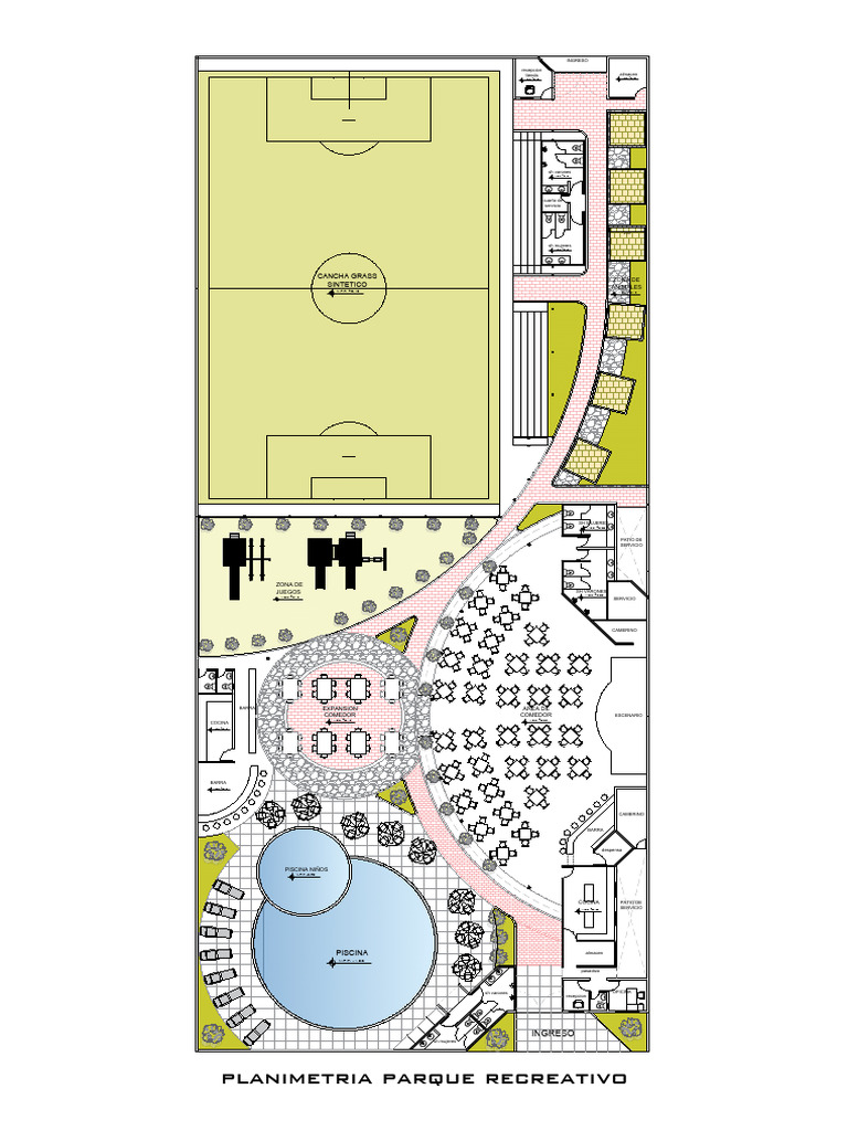 Parque Recreativo Propuesta A2 | PDF | Habitación | Inicio