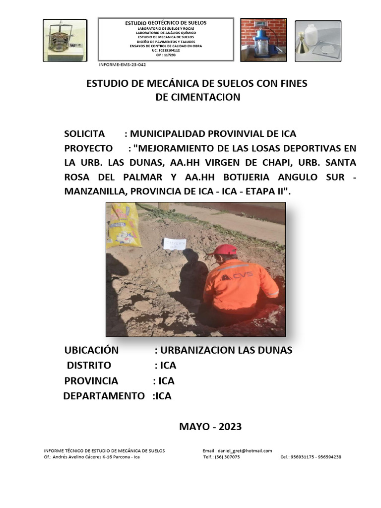 Estudio De Suelos Pdf