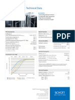 Schott Borofloat Technical Data Sheet English