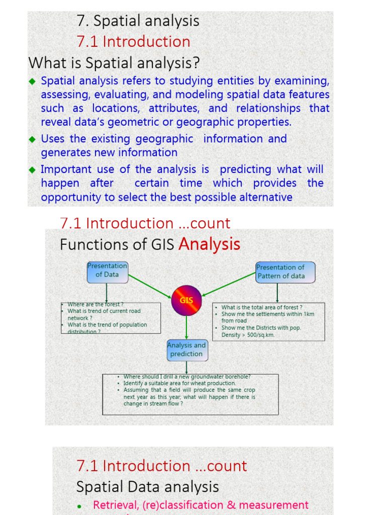 Neighborhood Analysis in Spatial Data | PDF | Teaching Methods & Materials