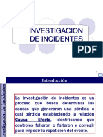 Investigacion de Incidentes