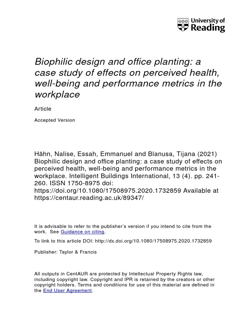 Biophilic design and office planting main document clean