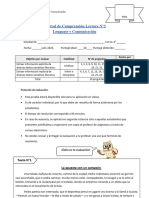 12) Control de Comprensión Lectora N°3 - Lenguaje, 4°básico, 2023