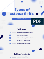 Types of Osteoarthritis: Sup/Dr - Maha Abobakr