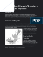 Informe Sobre El Proyecto Megaminero Lindero, Salta, Argentina.