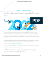 ¿Cuáles Son Las Tendencias de Seguridad Física para 2022