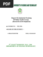 INDUSTRIAL TRAINING REPORT