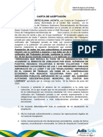 Carta de Aceptación Pago de Jubilacion Eliana Caicedo Ortiz