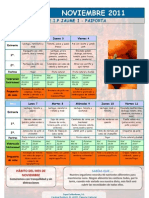 MENÚ Noviembre 2011