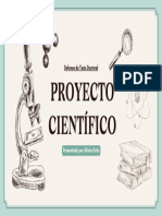 Presentación Proyecto de Ciencias Minimalista Beige y Verde