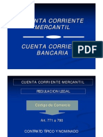 Cuenta Corriente Mercantil y Bancaria