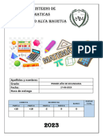 Concurso Interno de Matematica-1ro