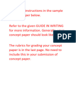 Concept Paper Sample