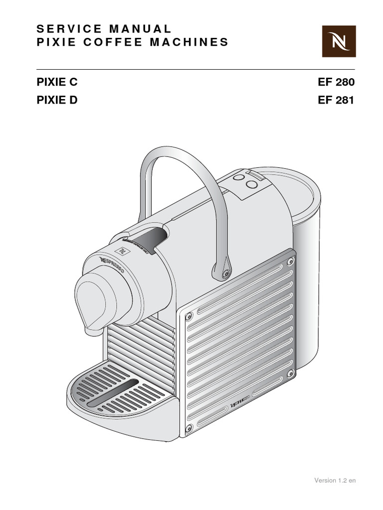 Nespresso Pixie Service Manual PDF
