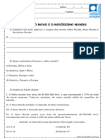 Atividade de Geografia o Velho o Novo e o Novissimo Mundo 8 Ano