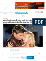 As Esquisitices de Buffy Que Faz 20 Anos