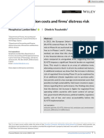 Financial Market - 2023 - Lambertides - Climate Regulation Costs and Firms Distress Risk