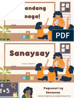 Pagsusuri NG Sanaysay