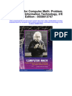 Test Bank For Computer Math Problem Solving For Information Technology 2 e 2nd Edition 0558813747
