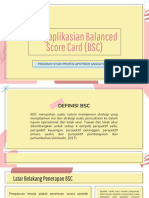 Pengaplikasian Balanced Score Card (BSC) : Program Studi Profesi Apoteker Angkatan Xvii