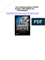 Test Bank For Criminal Justice A Brief Introduction 12th Edition by Schmalleger