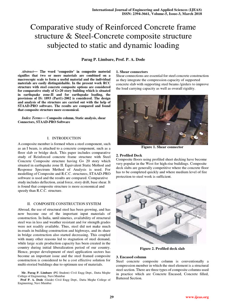 Comparative Study of RCC vs Composite Structures | PDF | Technology ...