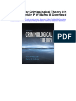 Test Bank For Criminological Theory 6th Edition Franklin P Williams III Download