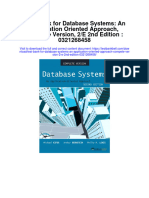 Test Bank For Database Systems An Application Oriented Approach Compete Version 2 e 2nd Edition 0321268458